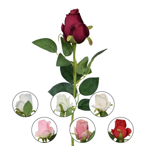 Ruža – vetvička 67 cm pink K343